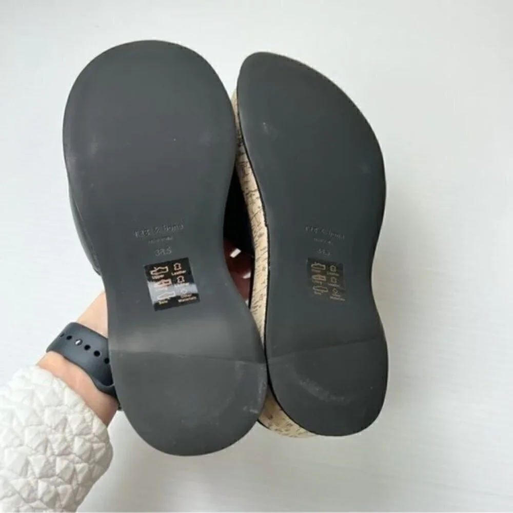 Rag & Bone Women's Black Ragbone Sommer Wedge Sandal size 8.5